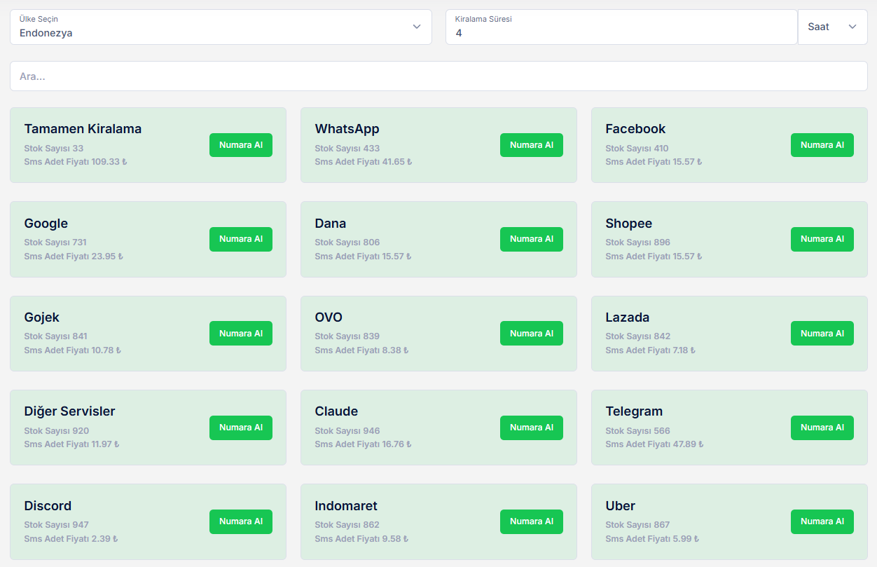 numara-kiralama-servisler